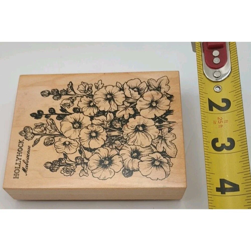 VTG 1997 PSX HOLLYHOCK BOTANICAL FLOWERS K-2201 5